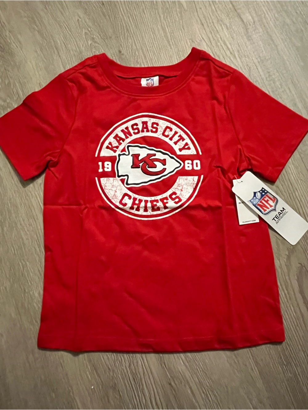 NFL Team Apparel Kansas City Chiefs Red Kids T-Shirt